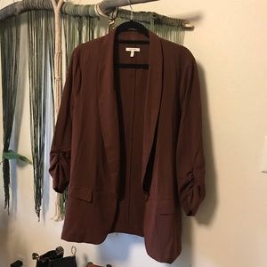 Casual Sexy Burnt Orange Blazer